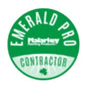 Emerald pro award for stout roofing.