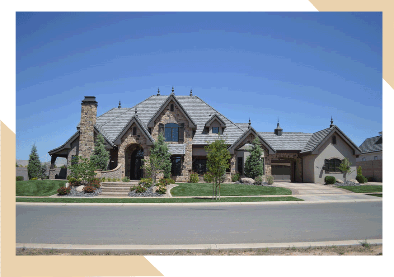 Residential roof repair and servicing available by stout roofing.