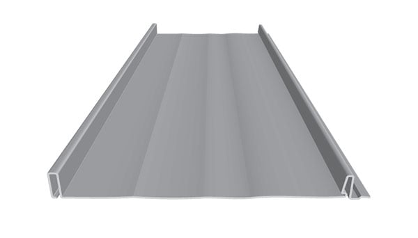 Metal roofing system diagram.